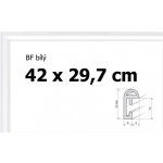 BFHM Plastový rám na puzzle 42x29,7cm A3 bílý – Sleviste.cz