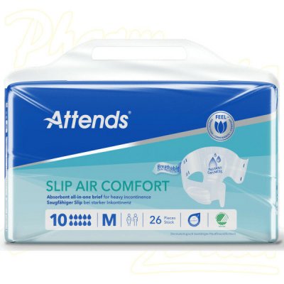 Attends Slip Air Comfort 10 M Kalhotky absorpční plenkové 26 ks – Zboží Dáma