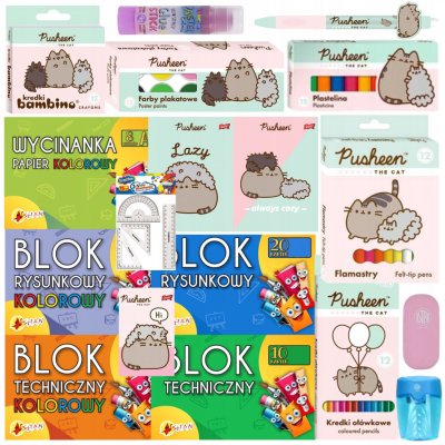 Výtvarná sada Bambino Pusheen 7 ks vícebarevná – Hledejceny.cz