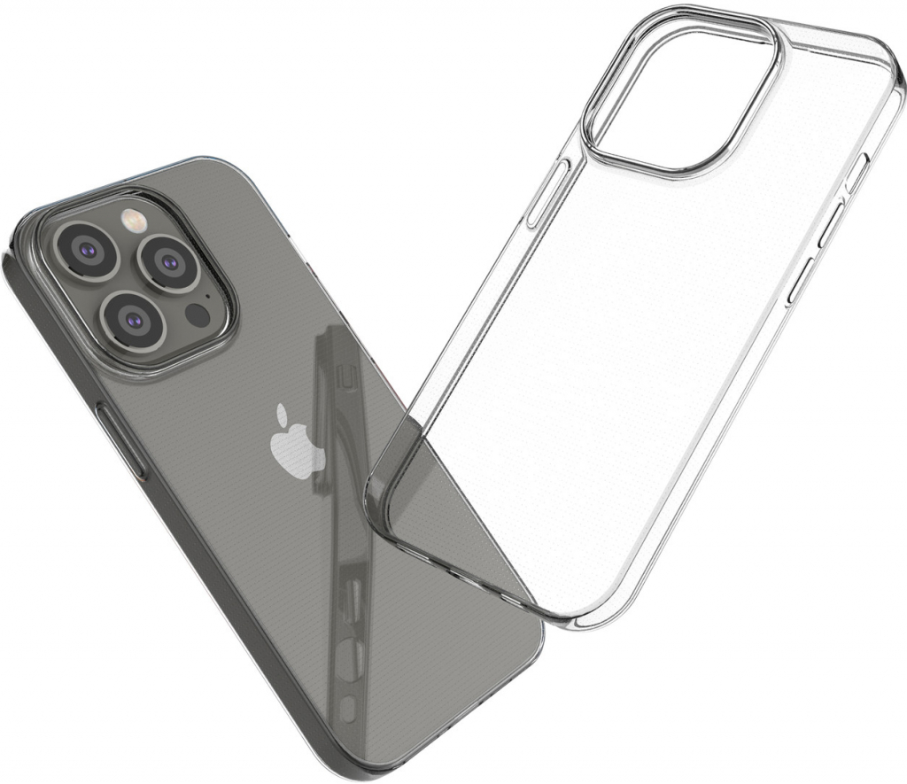 Pouzdro AlzaGuard Crystal Clear TPU Case iPhone 14 Pro