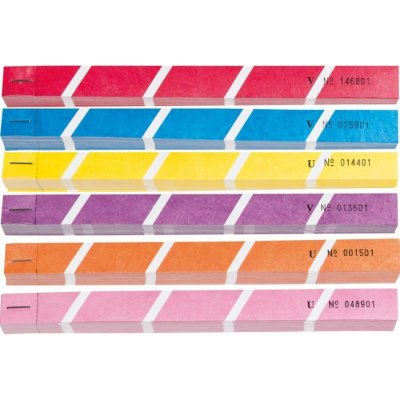Etikety Tyvek, růžovobílé, 100 ks, 19x230mm – Zbozi.Blesk.cz