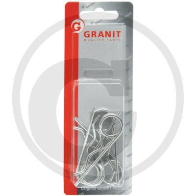 GRANIT Bezpečnostní závlačka dvojitě zahnutá pro třetí body – ⌀5,6 mm, sada 5 ks – Hledejceny.cz