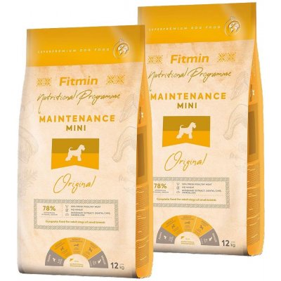 Fitmin Dog Mini Maintenance 2 x 12 kg – Hledejceny.cz