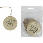 Visačka s andílkem, 10 ks D7861 – Zboží Živě