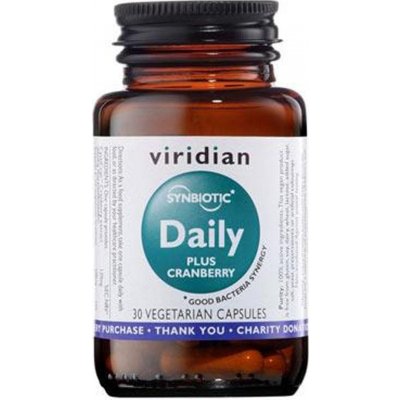 Viridian Synbiotic Daily + Cranberry 30 kapslí