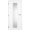 Interiérové dveře Doornite Quatro Linea, 80 L, 846 × 1983 mm, lakované, levé, bílé, prosklené C1MQWP.80L1.FT