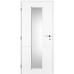 Doornite Quatro Linea, 80 L, 846 × 1983 mm, lakované, levé, bílé, prosklené C1MQWP.80L1.FT