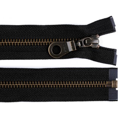 Stoklasa Staromosazný zip YKK No 5 délka 75 cm bundový černá – Hledejceny.cz