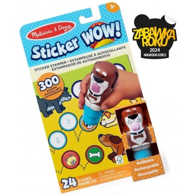 Melissa & Doug Sticker Wow! Pejsek – Zbozi.Blesk.cz