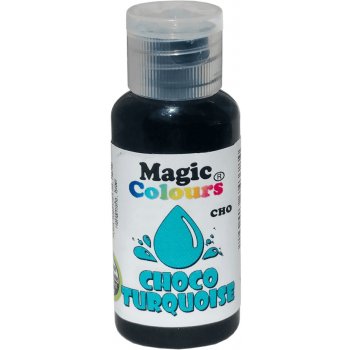 Magic Colours Gelová barva do čokolády Choco Turquoise 32 g