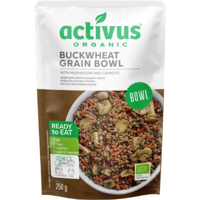 Activus BIO Grain Bowl s pohankou, houbami a mrkví 250 g – Hledejceny.cz