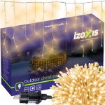 Izoxis 23223 Vánoční osvětlení 500 LED, IP44, 8 režimů, 22,5 m, teplá bílá – Hledejceny.cz