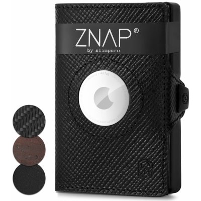 Slimpuro ZNAP Airtag Wallet ochrana RFID ZNAPAirSaffiano8