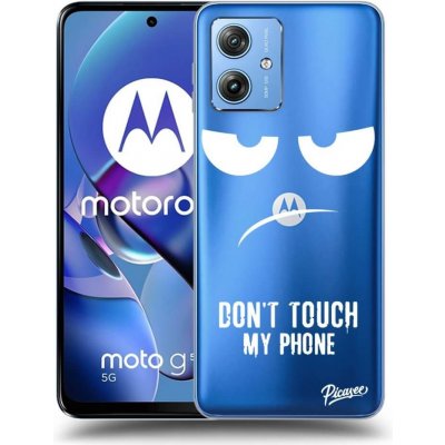 Picasee silikonové Motorola Moto G54 5G - Don't Touch My Phone čiré – Zboží Mobilmania