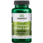 Swanson Full Spectrum Olive Leaf 400 mg Extrakt z olivových listů 60 kapslí – Hledejceny.cz