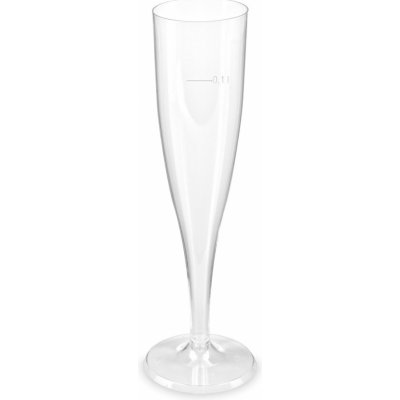 Pohárek krystal tvrzený na sekt 100 ml jednodílný 73160 – Zboží Dáma