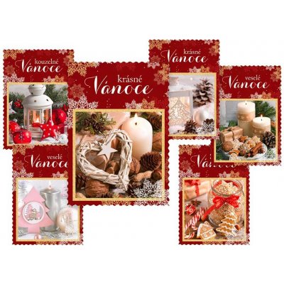 MFP 1240869 Pohlednice vánoční 173 E výsek+UV+glitr – Zboží Dáma