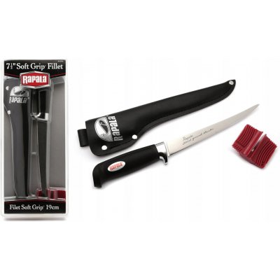 Rapala Filetovací nůž Soft grip fillet 18cm BP707SH1 – Hledejceny.cz