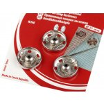 Kovové patentky / stiskací knoflíky Varianta: 12/21 mm 8 nikl, Balení: 1 karta – Zboží Dáma