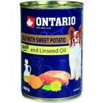 Ontario Mini Calf Sweetpotato Dandelion and linseed oil 400 g – Sleviste.cz