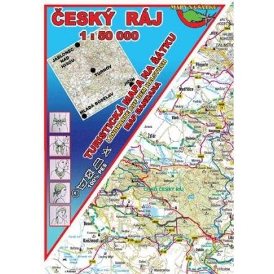 Excart Maps Český ráj - mapa na šátku