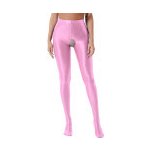 Bdsm-Boundage-Shop Sexy olejově lesklé punčocháče s otvorem 18510 Růžová – Sleviste.cz