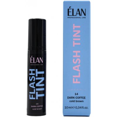 Élan Flash Tint barva na obočí 14 dark coffee 10 ml – Zboží Mobilmania