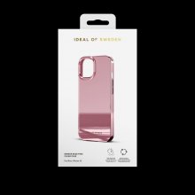iDeal Fashion Clear Case iPhone 15 Mirror Rose ružové