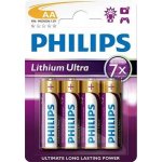 Philips Ultra Lithium AA 4ks FR6LB4A/10 – Zboží Živě