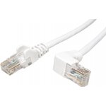 Goobay 21.92.0770 FTP patch kat. 5e, 1 lomený konektor (90°), 0,5m, bílý – Zboží Živě