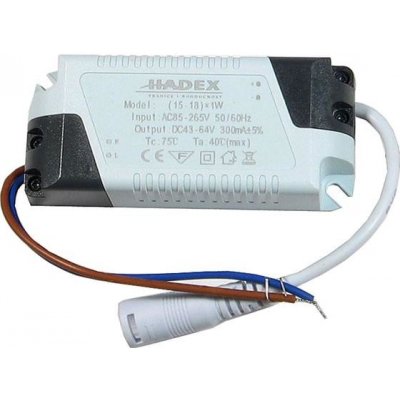 Zdroj-LED driver 15-18W, 230V/45-54V/300mA pro podhled.světla M119-20 – Zboží Mobilmania