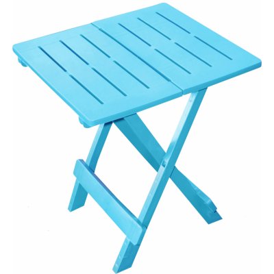 Spetebo Plastový skládací stolek ADIGE 45 x 43 cm světle modrý