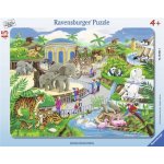 Ravensburger rámové Návštěva v ZOO 45 dílků – Hledejceny.cz