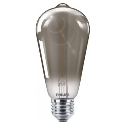 Philips 11W E27 818 ST64 SMOKY ND RF 1800K 100Lm LED žárovka Classic – Hledejceny.cz