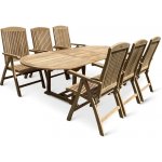 Nábytek Texim Faisal II.O teakový set 1+6 – Hledejceny.cz