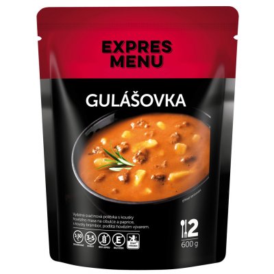 EXPRES MENU Gulášová polévka 600 g – Zboží Mobilmania