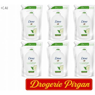 Dove Go Fresh Fresh Touch tekuté mýdlo náhradní náplň 500 ml – Hledejceny.cz