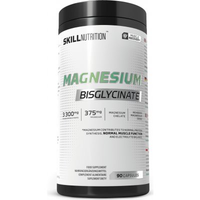 Skill Nutrition Magnesium Bisglycinate 90 Kapslí – Hledejceny.cz