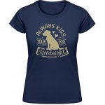 Akční Dámské Triko Soft-Style Gildan Design Always kiss your dog Námořnická – Zboží Dáma