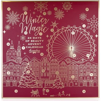 Accentra Adventní kalendář Winter Magic Bordeaux – Zboží Dáma