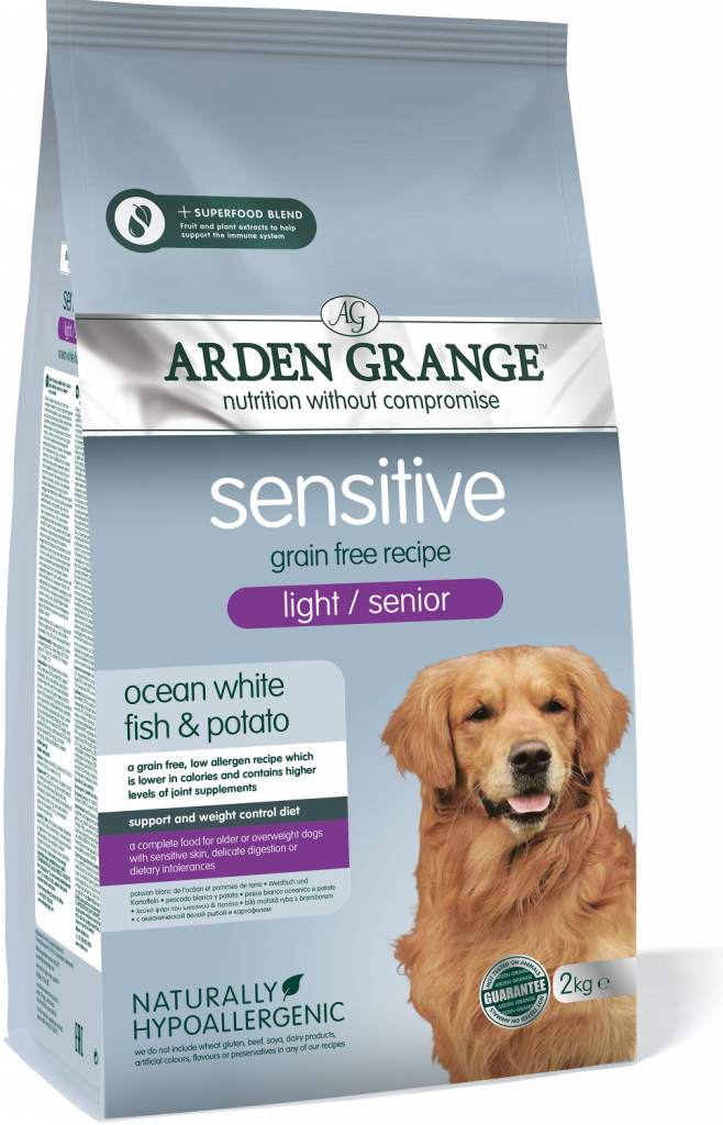 Arden Grange Light & Senior Sensitive 12 kg