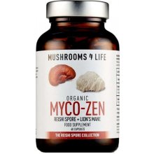 Mushrooms4Life Směs reishi spór a hericium Myco-Zen 60 ks