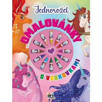 Omalovánky s voskovkami Jednorožci – Zboží Dáma Omalovánky s voskovkami Jednorožci – Zboží Dáma