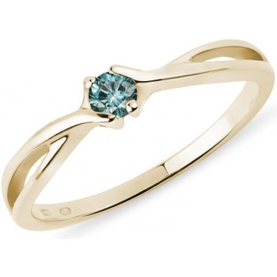 Klenota zlatý prsten s modrým diamantem k0066033 od 13 900 Kč - Heureka.cz