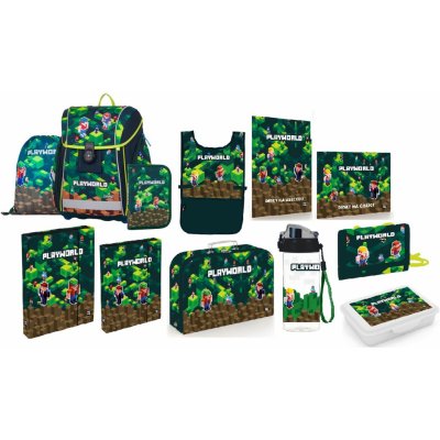 Karton P+P set 12ks PREMIUM LIGHT Playworld Minecraft sada batoh penál 0-75725/012/01 – Zboží Dáma