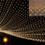 Monzana Vánoční LED světelná síť teplá bílá 200x150cm 103496