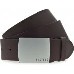 Mustang kožený pásek s plnou přezkou MG2102L15-0791 černý – Zboží Dáma