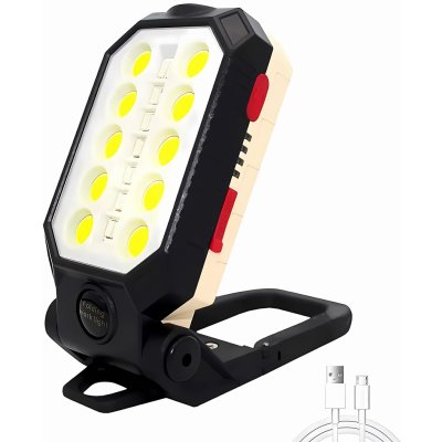 LED21 ZD91 LED nabíjecí pracovní svítidlo s magnetem, voděodolné, otřesuvzdorné – Zboží Mobilmania