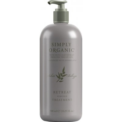 Simply Organic Retreat Rebuild Treatment intenzivní anti-aging péče pro poškozené vlasy 500 ml – Hledejceny.cz