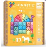 Connetix Glitter Castle se třpytkami 48 ks – Hledejceny.cz